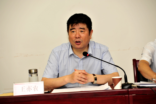 区副区长马乃骏在协调推进会上发言排水监管处主任叶俊峰在协调推进会