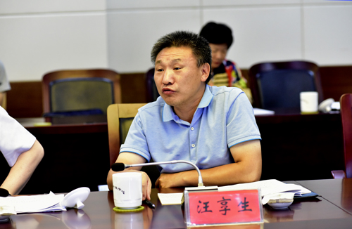 省住建厅住房保障处副处长汪享生在调研汇报会上介绍了全省住房保障